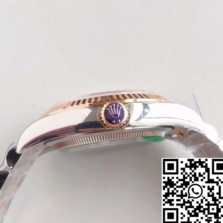 Rose AR Dial 116234 Datejust Rolex Factory Gold 36mm 0504